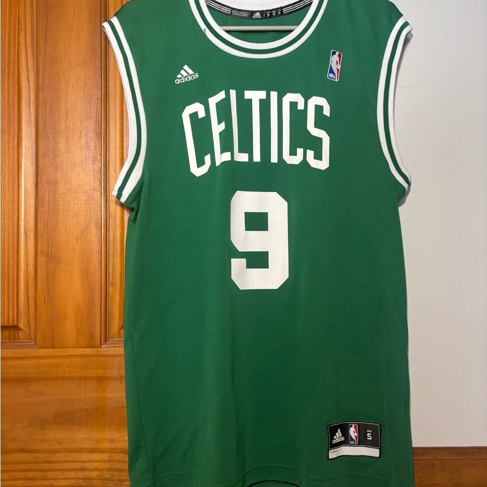 Green Celtics NBA Men’s Small #9 Rojan Rondo Jersey Adidas